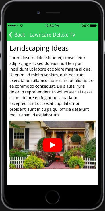 lawncare tv image